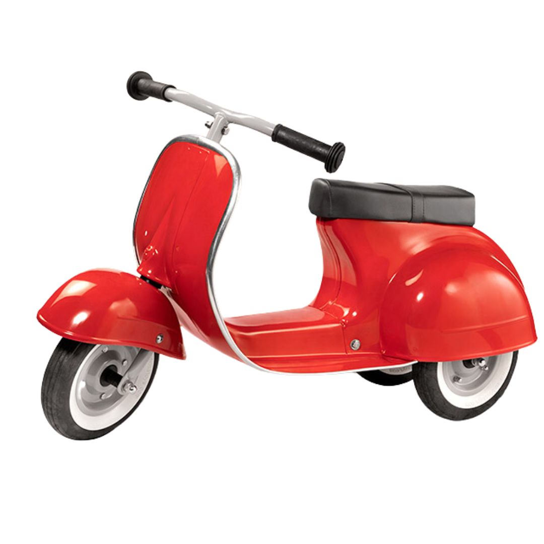 ksmtoys Ginetta Ride-On Scooter Foot to Floor in Red by Italtrike