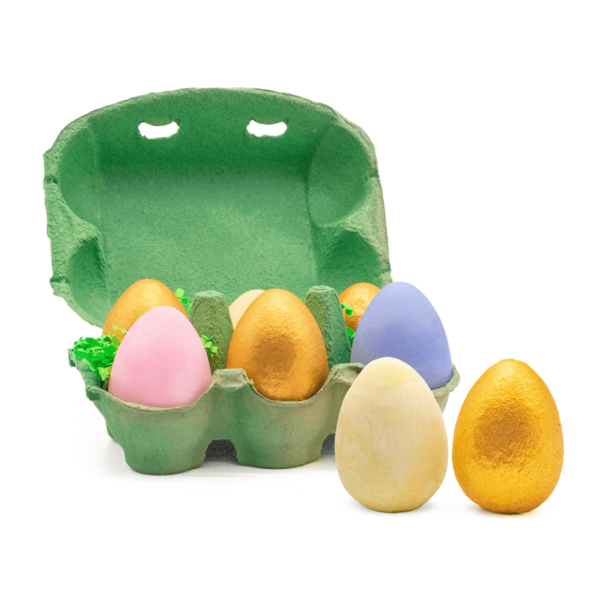 18 Pieces Easter Sidewalk Chalk Set with Easter Colorful Eggs and