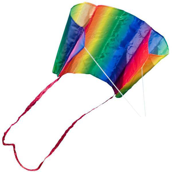 HQ Kites Pocket Sled, Single Line Kite, Color: Rainbow, Active Outdoor Fun  For Ages 5 and Up