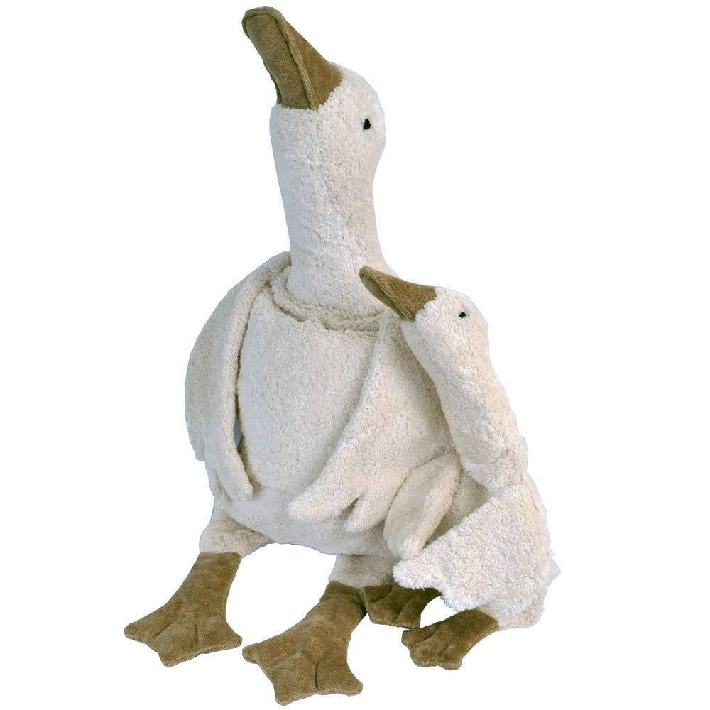 Senger Naturwelt - Plush Goose Natural Hot Water Bottle - White