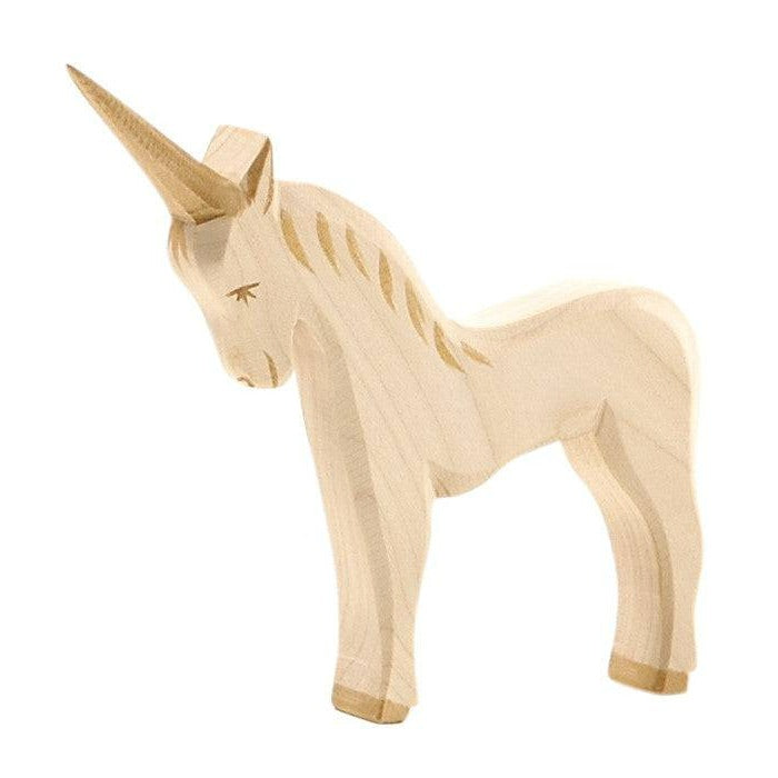 Waldorf large wooden Unicorn toy