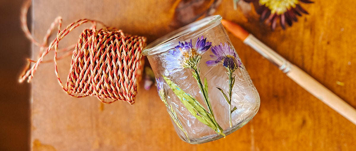 Pressed Flower Lantern