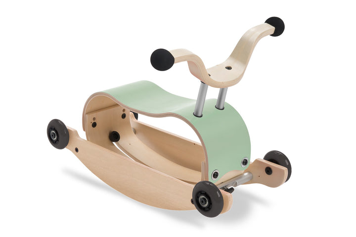 Mini Flip 2-in-1 Wooden Ride-On and Rocking Toy