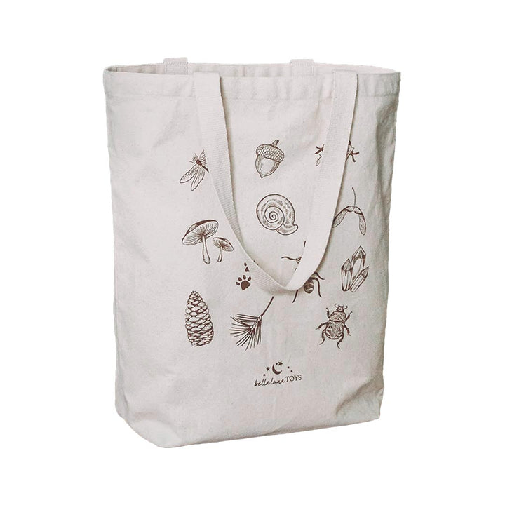 Nature Treasure Hunt Canvas Book Tote