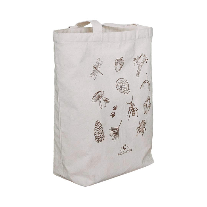 Nature Treasure Hunt Canvas Book Tote