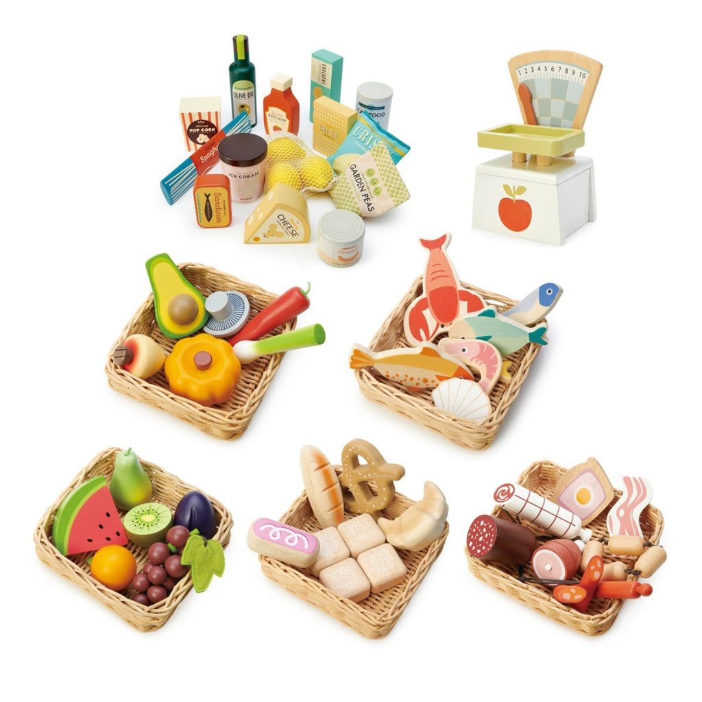 Wooden Market Day Play Food Bundle