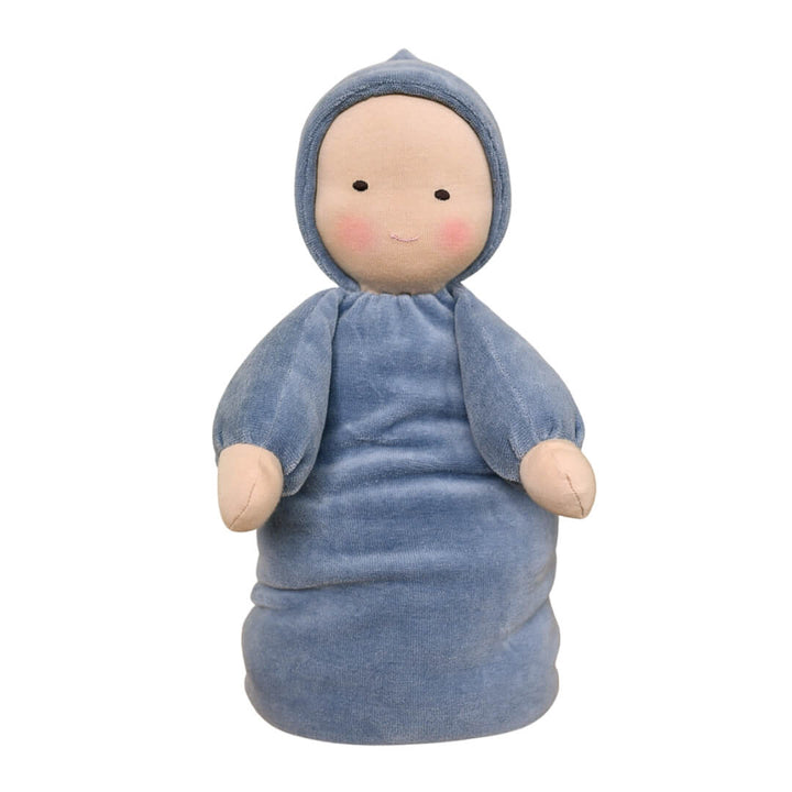 Bella Luna Toys Waldorf Doll with light skin in the tidewater colorway