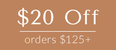 $20 Off orders $125+