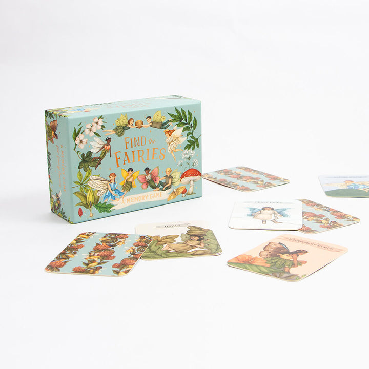 Find the Fairies Memory Game box with fairy cards