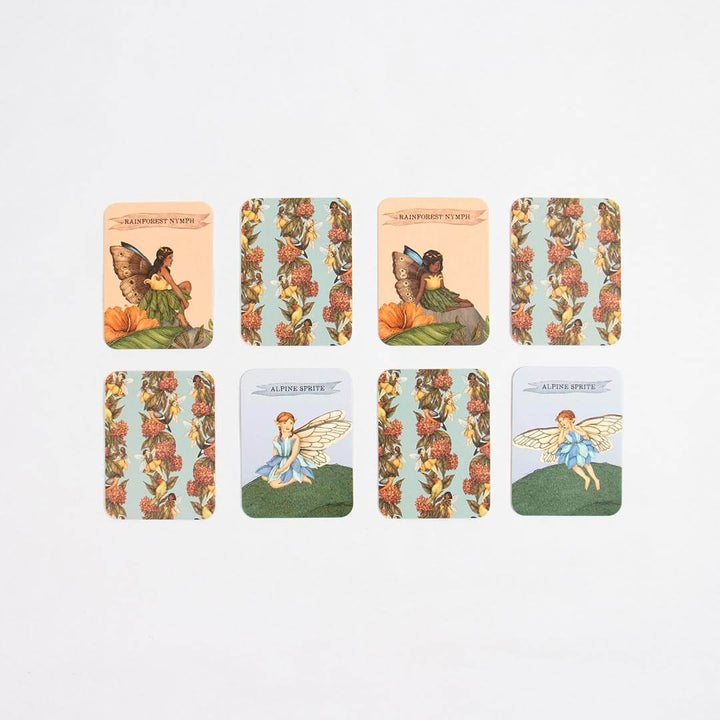 Find the Fairies Memory Game - 8 cards with illustrated fairies