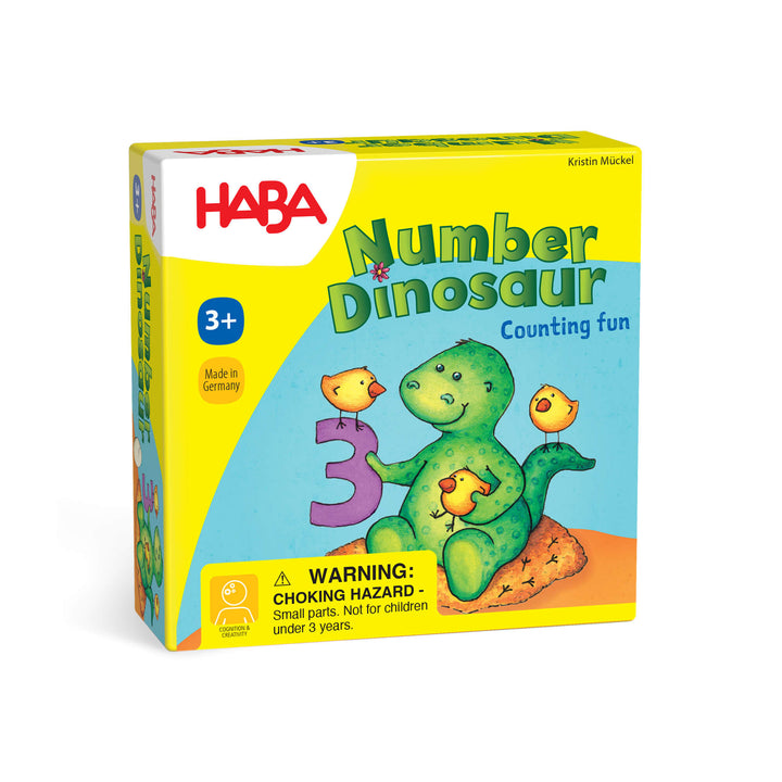 HABA Number Dinosaur Mini Game - Counting Fun Game box