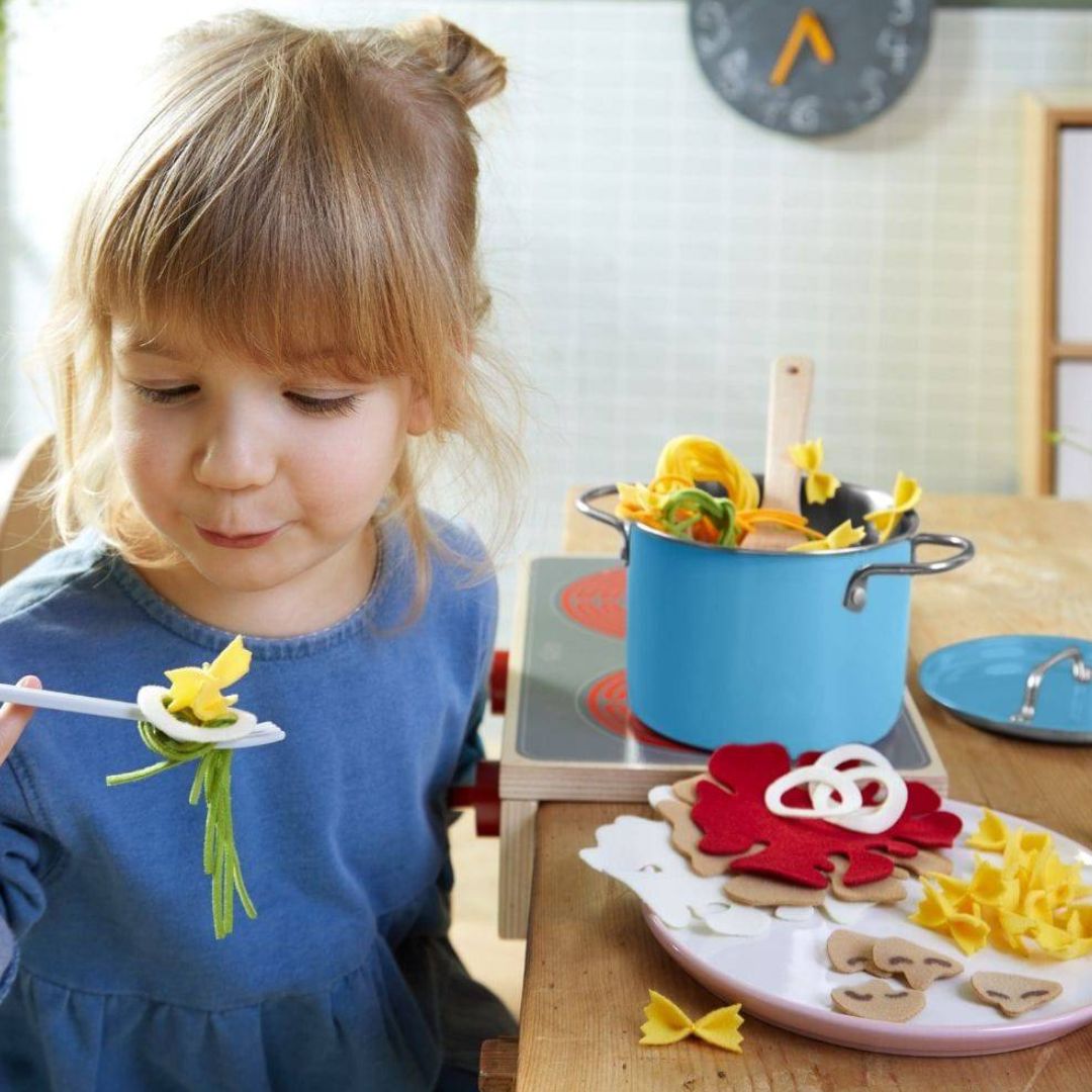  Pasta Set/Handmade Felt Play Food for Kids/Pretend