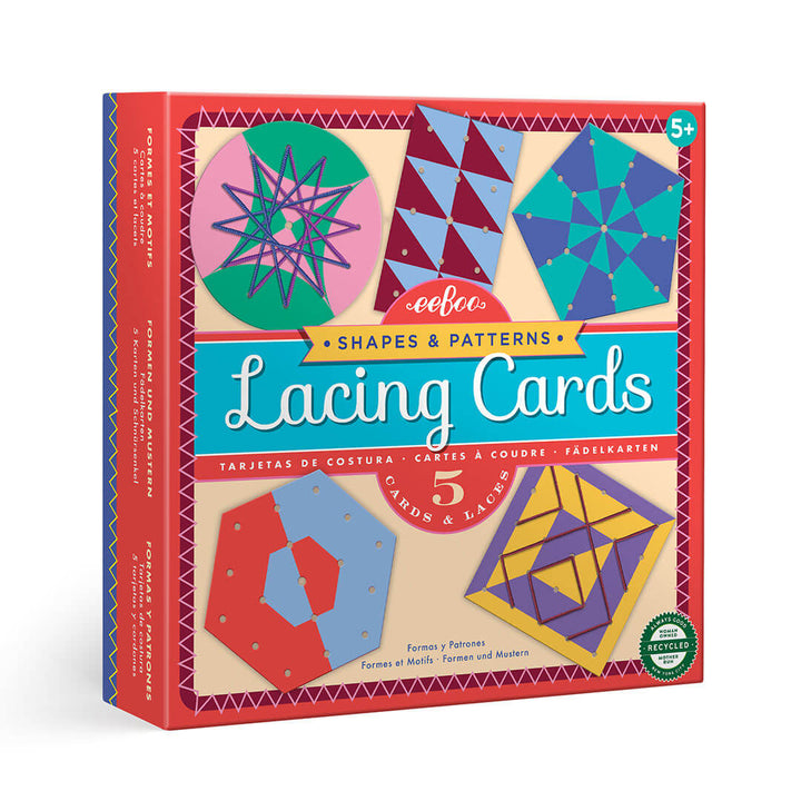 Shapes & Patterns Lacing Cards box