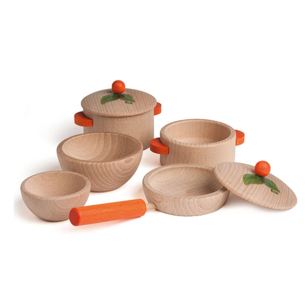 Wooden Tableware Set - Herbal Palette