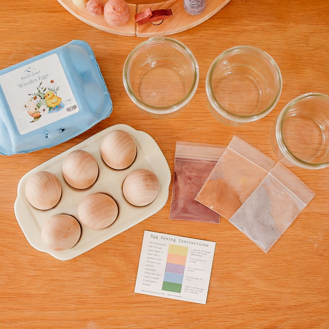 All Natural Egg Coloring Kit - made with organic fruits & vegetable  extracts - by eco kids