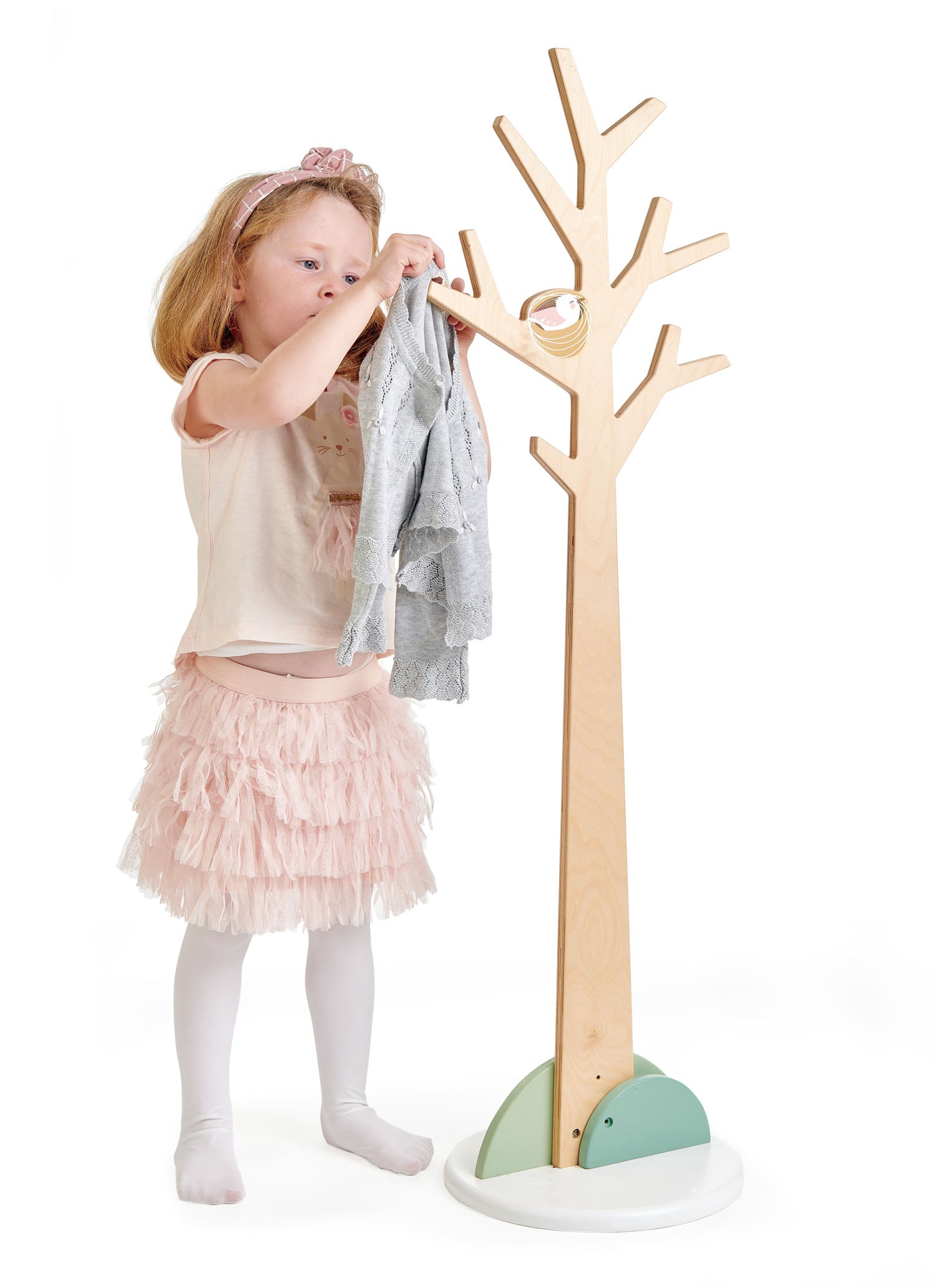 Kids wooden best sale coat rack