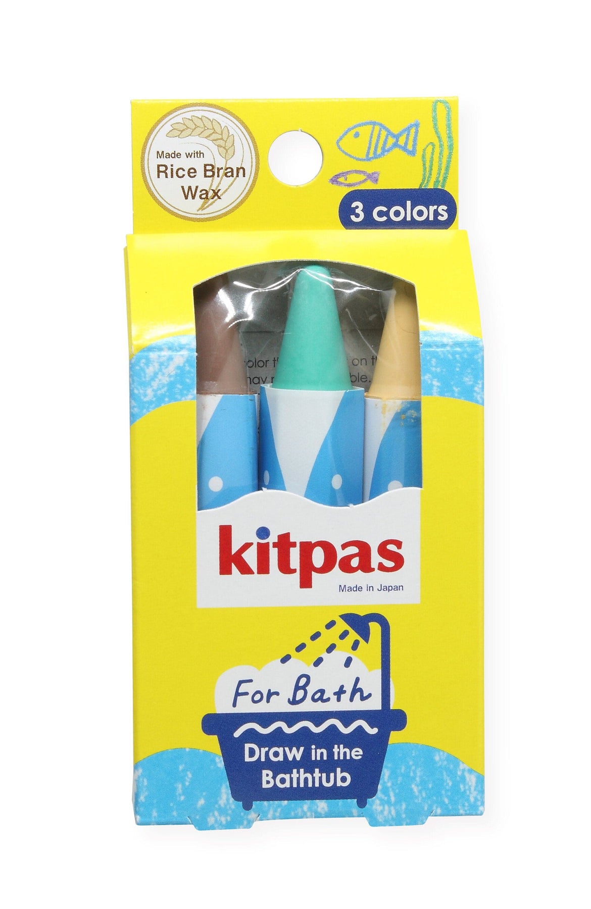 Wash-Off Crayon - Water Soluble Crayon - Removable Crayon | Carmel Yellow / Box of 12