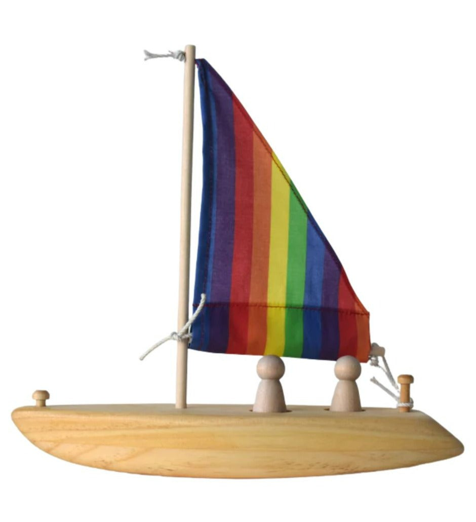 toy sailboat wood