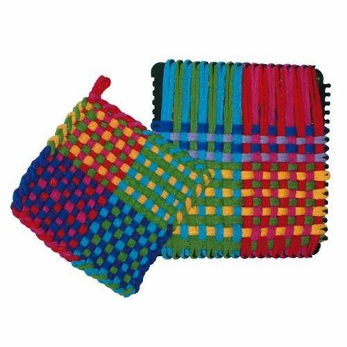 Harrisville Designs Potholder Deluxe Kit with Loom and Loops 552